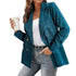 Fall winter jacket solid color blazer